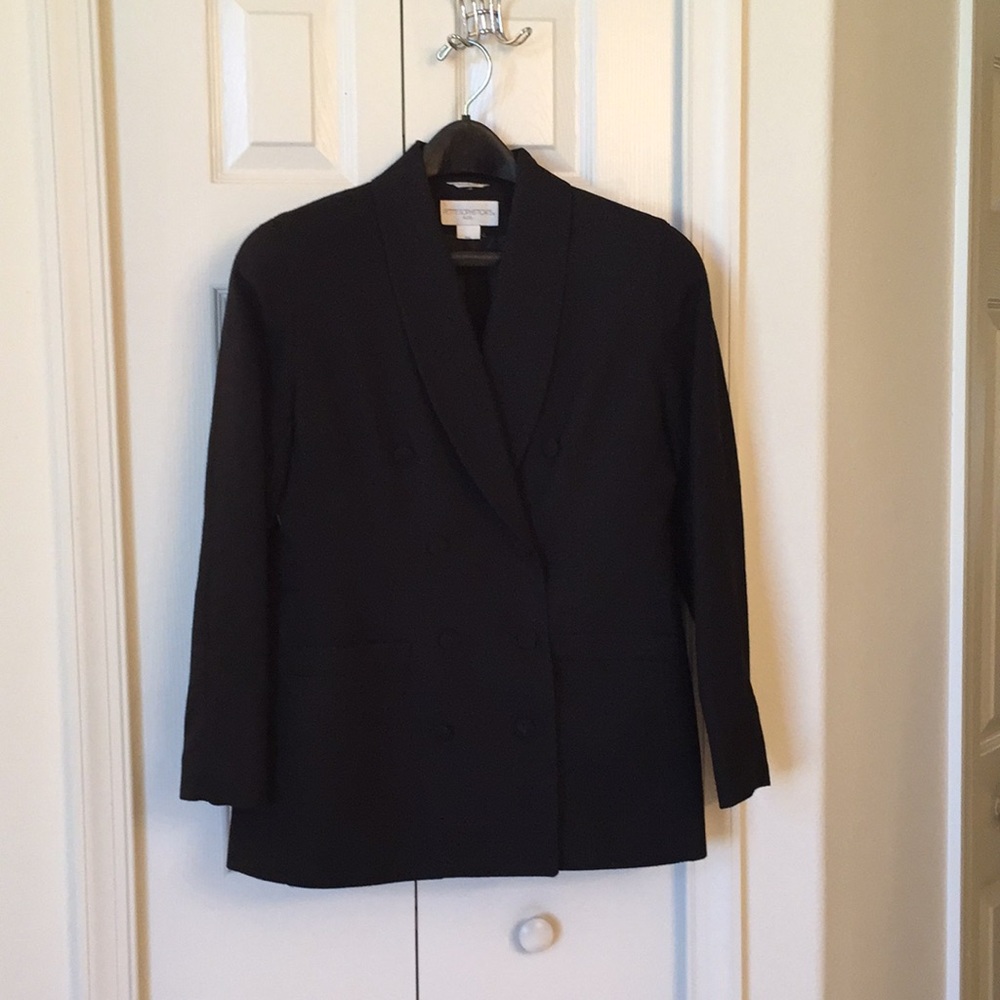 Blazer double breasted black size small